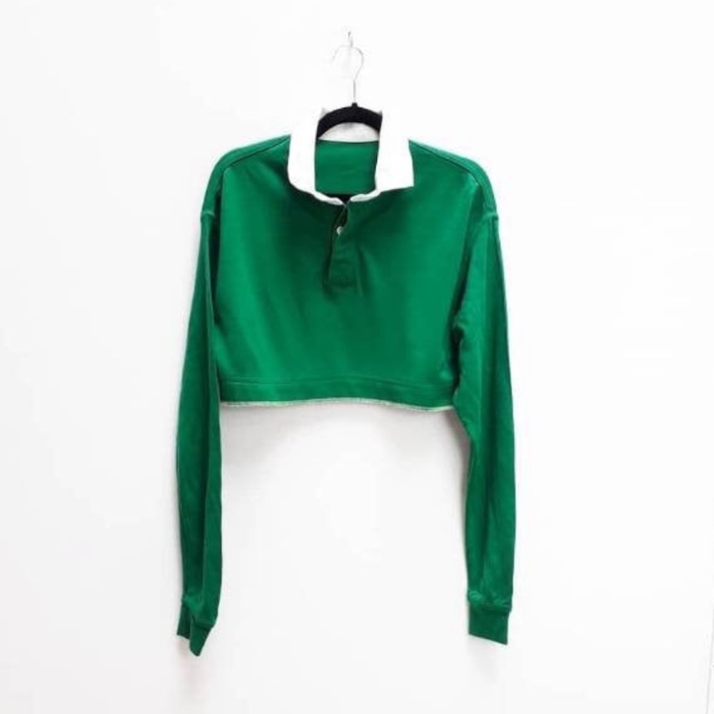 custom cropped polo